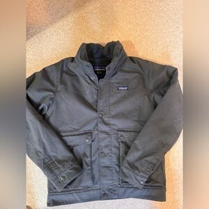 Patagonia Grove Canvas Jacket Forgey Grey Size Medium EUC Mens